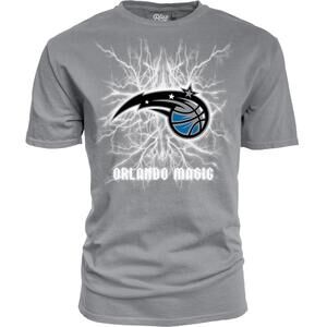 Blue 84 Unisex Kids Nba  Youth T-Shirt Ringspun Electric Gray